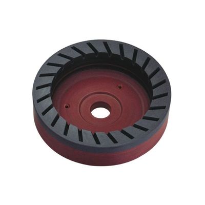 D150mm الداخلية مع أسنان الراتنج عجلة شكل وعاء دائمة الماس طحن عجلة للزجاج محاور حافة آلة