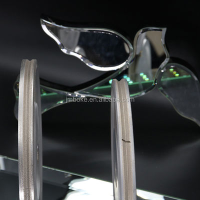 شكل V D175 * 4MM عجلة طحن الماس للبرمجة السريعة لحافة الزجاج