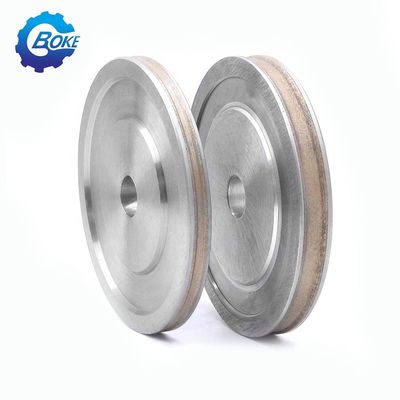 بوك بيع بالجملة 150mm 6in الماس شكل V طحن مسطح الماس زجاجية عجلة حلقية