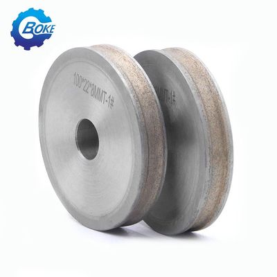 بوك بيع بالجملة 150mm 6in الماس شكل V طحن مسطح الماس زجاجية عجلة حلقية