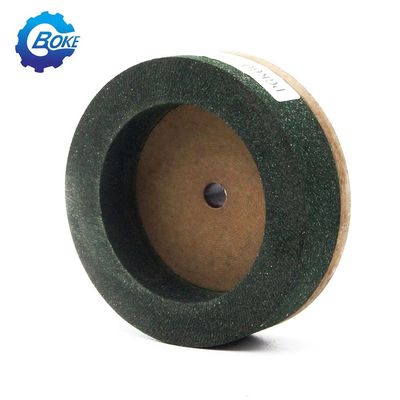 أداء جيد شكل الكأس الخضراء 150mm Bk عجلة البوليسة لجهاز الحواف