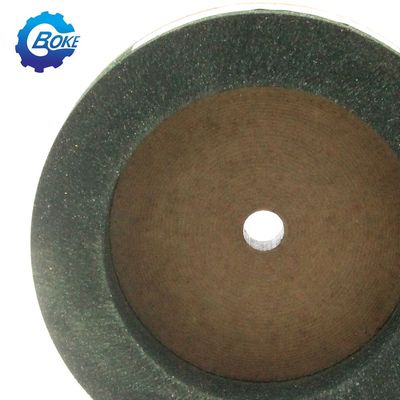 أداء جيد شكل الكأس الخضراء 150mm Bk عجلة البوليسة لجهاز الحواف