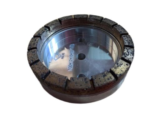 8*8mm حجم الطبقة العاملة عجلة البوليس الماسية لطحن الزجاج
