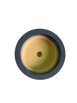 عجلة الكأس منصة بلاستيكية عجلة طحن الراتنج 130mm 240# زجاج رقيق طحن معياري آلة حافة مزدوجة