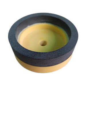 عجلة الكأس منصة بلاستيكية عجلة طحن الراتنج 130mm 240# زجاج رقيق طحن معياري آلة حافة مزدوجة