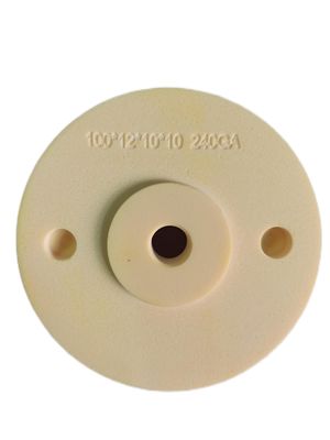 عجلة الكأس منصة بلاستيكية عجلة طحن الراتنج 130mm 240# زجاج رقيق طحن معياري آلة حافة مزدوجة