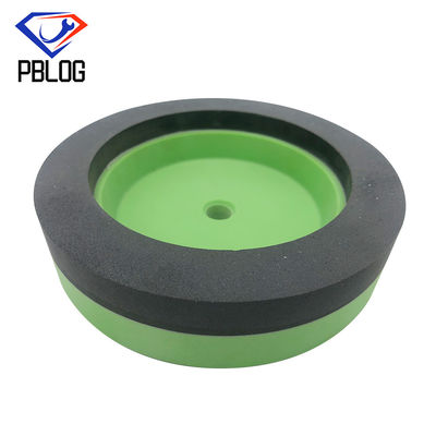 عجلات الراتنج للزجاج الرقيق الأسود الأخضر 100/130/150/175mm قطر 3-6mm