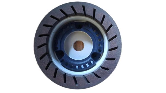 أسود أخضر ريشة كأس عجلة طحن سطوع عالية 150mm زجاج رقيق الحماية