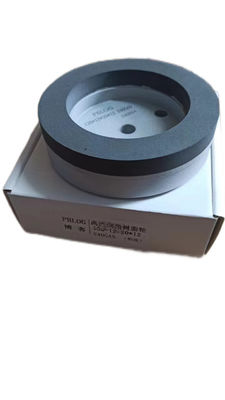 عجلة طلاء الراتنج / عجلة طحن الراتنج 150mm البيضاء البني 120-240 الحصى للآلة مزدوجة الحافة