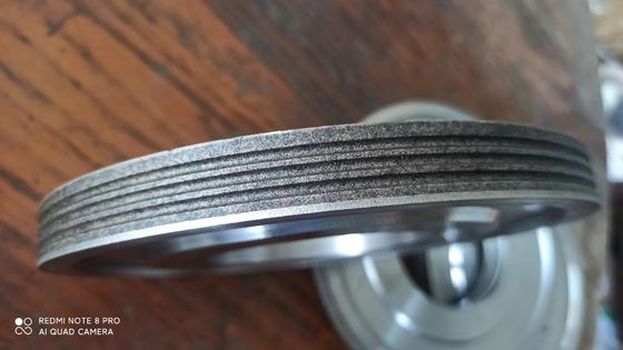 240 عجلة ماسة صلبة الحصى بحجم طبقة العمل 4mm * 2 والحافة المستديرة