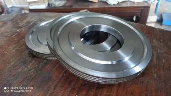 240 عجلة ماسة صلبة الحصى بحجم طبقة العمل 4mm * 2 والحافة المستديرة