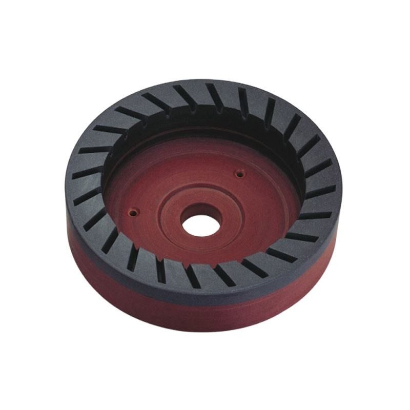 D150mm الداخلية مع أسنان الراتنج عجلة شكل وعاء دائمة الماس طحن عجلة للزجاج محاور حافة آلة