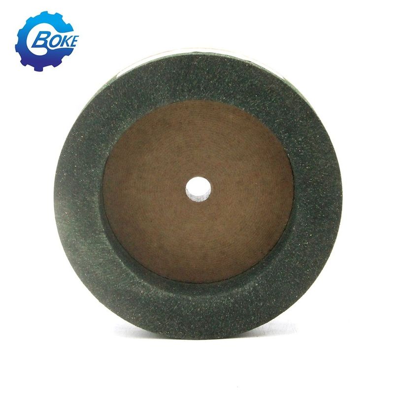 أداء جيد شكل الكأس الخضراء 150mm Bk عجلة البوليسة لجهاز الحواف