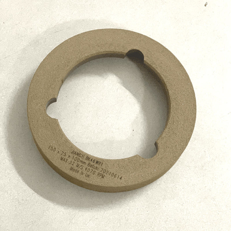 BK46 BK60 عجلة طلاء الملفات الشخصية أدوات معالجة الزجاج 150x25x100mm لجهاز حافة آلة طحن