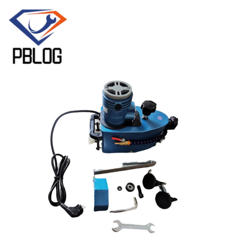 ماكينة شحذ الزجاج المحمولة ODM 220V 2800RPM سرعة اللون الأزرق