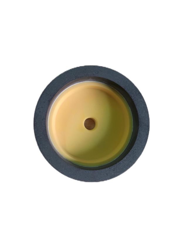 عجلة الكأس منصة بلاستيكية عجلة طحن الراتنج 130mm 240# زجاج رقيق طحن معياري آلة حافة مزدوجة