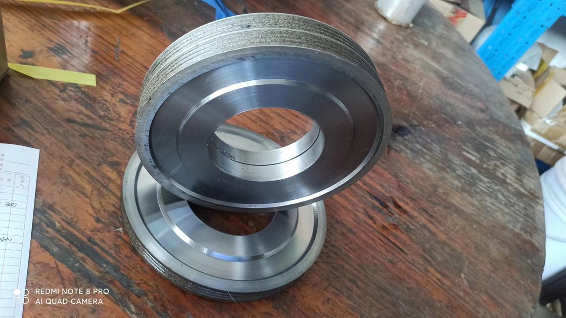 240 عجلة ماسة صلبة الحصى بحجم طبقة العمل 4mm * 2 والحافة المستديرة